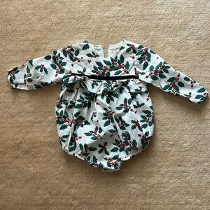 Pink chicken holly bubble girls 3-6 months